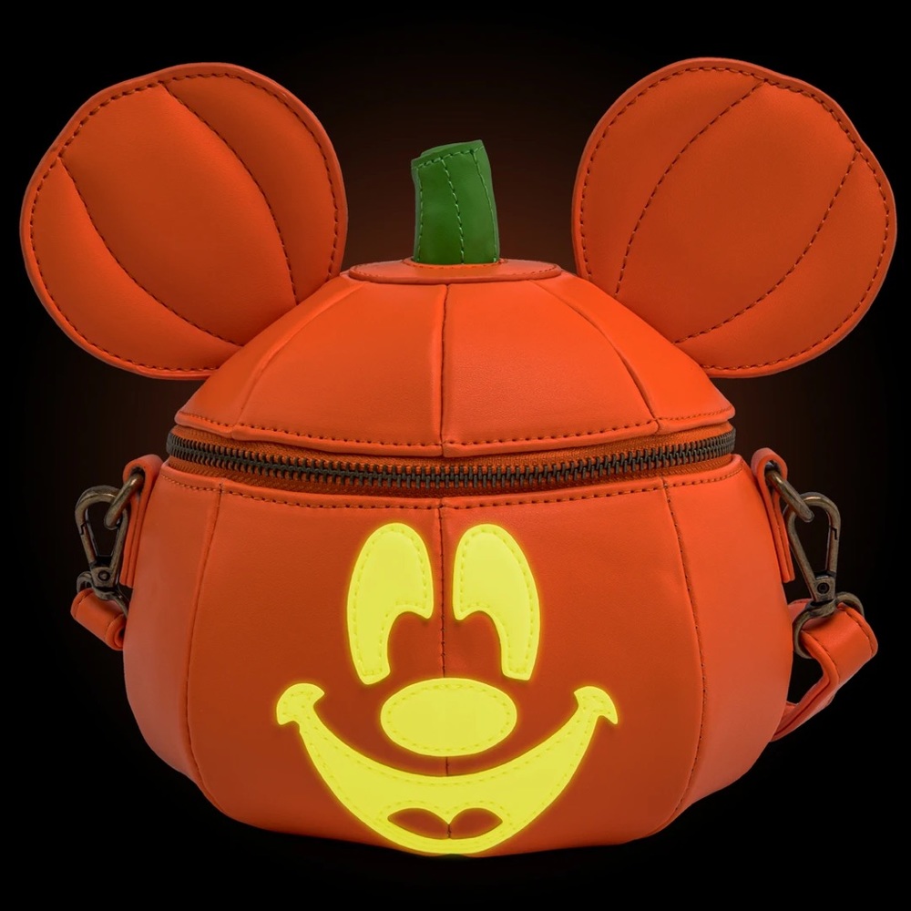 Loungefly Mickey-o-Lantern Crossbody Bag - Picture 3 of 5
